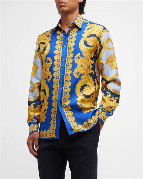 ebay mens versace shirt|1st copy Versace shirt men.